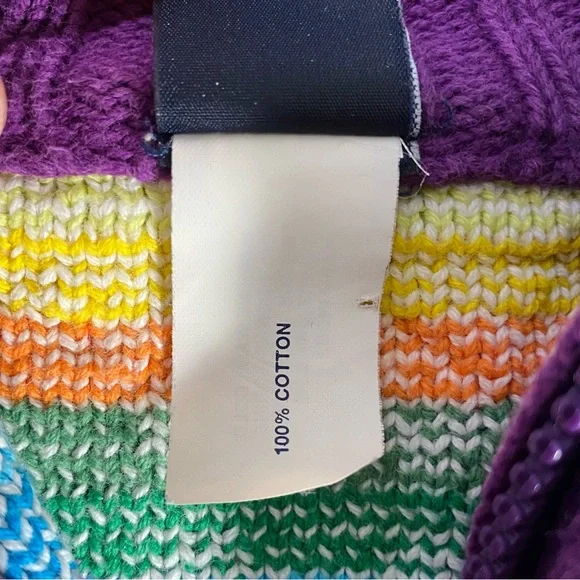VINTAGE Y2K GAP Rainbow Fair Isle Girl's Sweater - Picture 6 of 7